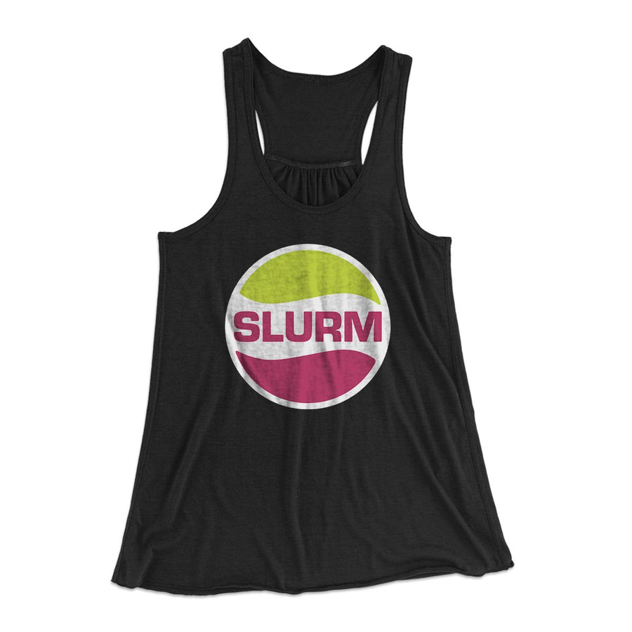 Slurm Women's Flowey Tank Top Black | Funny Shirt from Famous In Real Life