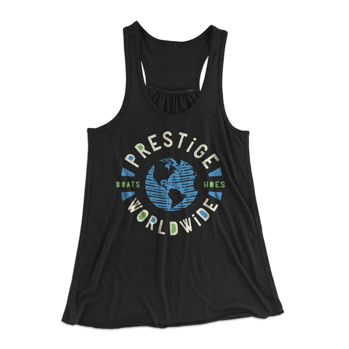 Prestige Worldwide Women's Flowey Tank Top | Funny Shirt from Famous In Real Life