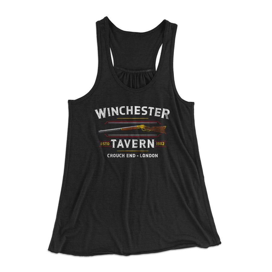 Winchester Tavern Women's Flowey Tank Top | Funny Shirt from Famous In Real Life