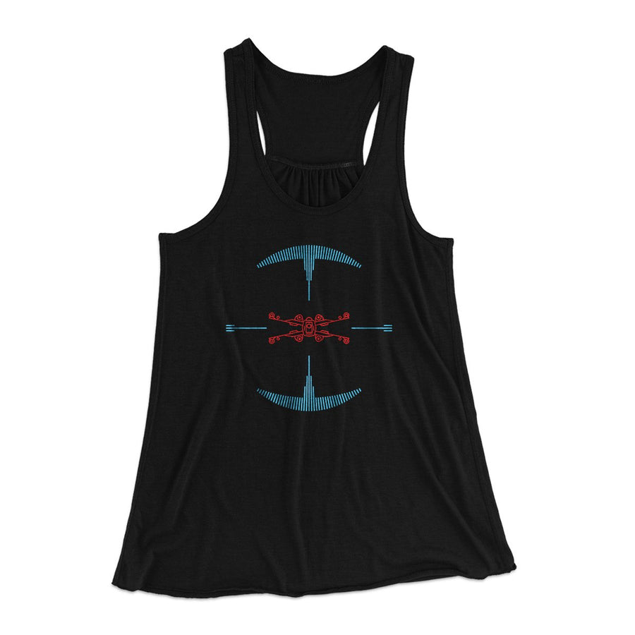 Fighter Target Women's Flowey Tank Top | Funny Shirt from Famous In Real Life