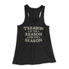 Treason Is The Reason For The Season Racerback Tank Top Black | Funny Shirt from Famous In Real Life
