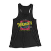 Max's Video Store Women's Flowey Tank Top Black | Funny Shirt from Famous In Real Life