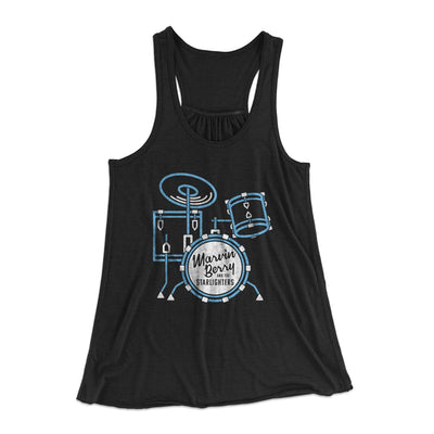 Marvin Berry and the Starlighters Women's Flowey Tank Top Black | Funny Shirt from Famous In Real Life
