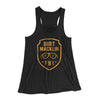 Burt Macklin FBI Women's Flowey Tank Top Black | Funny Shirt from Famous In Real Life