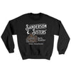 Sanderson Sisters' Bed & Breakfast Ugly Sweater Black | Funny Shirt from Famous In Real Life
