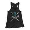 White Walker Javelin Team Women's Flowey Tank Top Black | Funny Shirt from Famous In Real Life