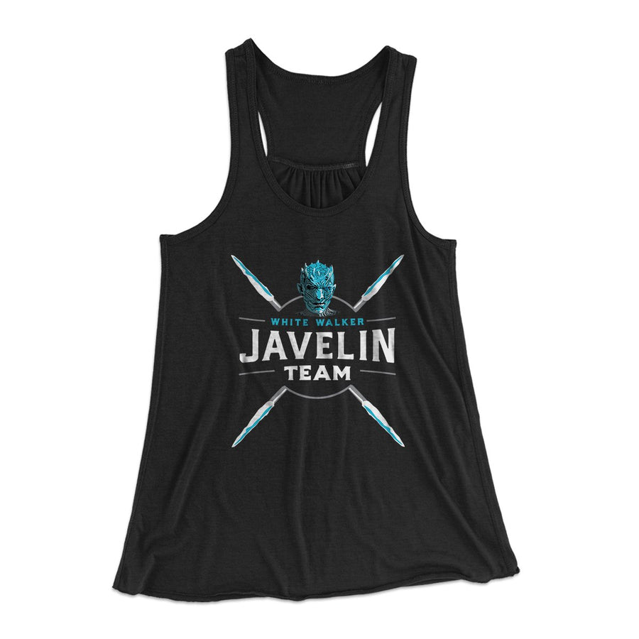 White Walker Javelin Team Women's Flowey Tank Top | Funny Shirt from Famous In Real Life
