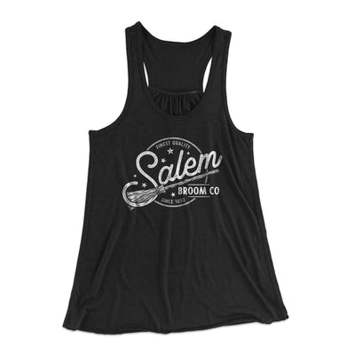 Salem Broom Company Women's Flowey Tank Top Black | Funny Shirt from Famous In Real Life