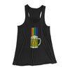 Beer Rainbow Women's Flowey Tank Top Black | Funny Shirt from Famous In Real Life