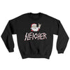 Sleigher Men/Unisex Ugly Sweater Black | Funny Shirt from Famous In Real Life