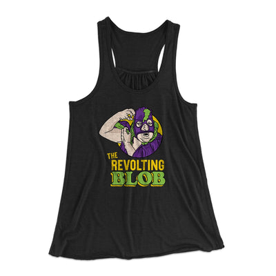 The Revolting Blob Women's Flowey Tank Top Black | Funny Shirt from Famous In Real Life