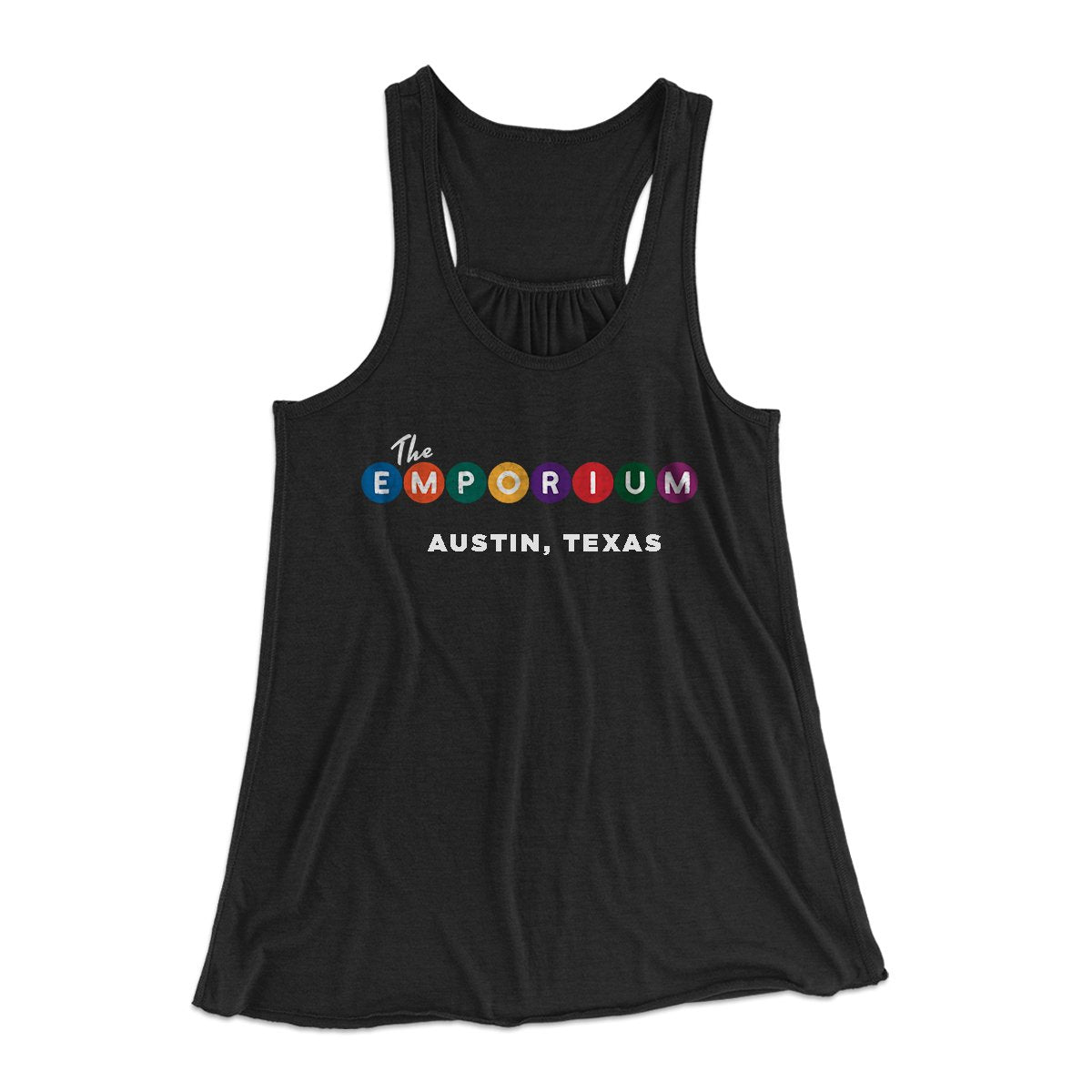 The Emporium Women's Flowey Tank Top Black | Funny Shirt from Famous In Real Life