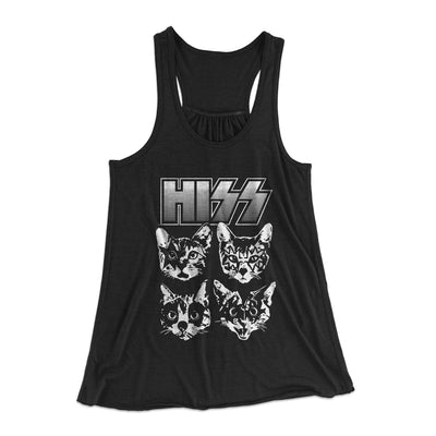 Hiss Women's Flowey Tank Top Black | Funny Shirt from Famous In Real Life