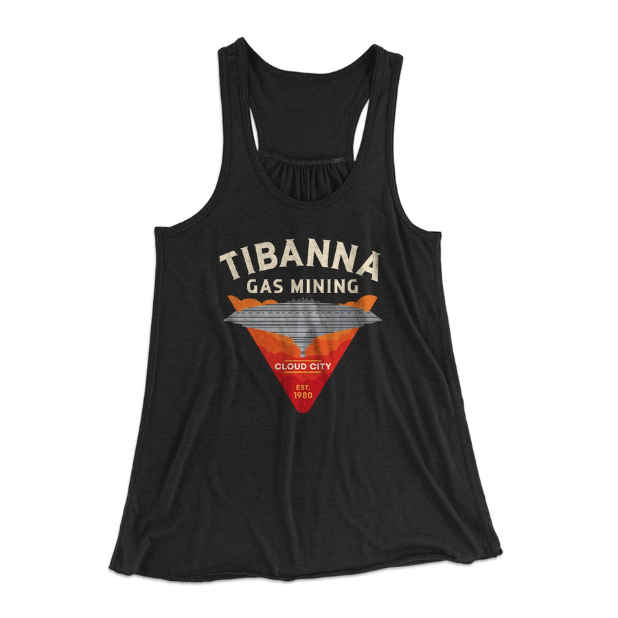 Tibanna Gas Mining Women's Flowey Tank Top | Funny Shirt from Famous In Real Life