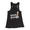 Stick Stickly Women's Flowey Tank Top Black | Funny Shirt from Famous In Real Life