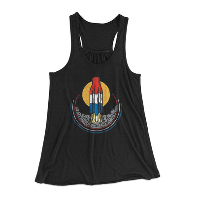 Rocket Pop Launch Women's Flowey Tank Top Black | Funny Shirt from Famous In Real Life