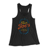 Big Head Joe's Women's Flowey Tank Top Black | Funny Shirt from Famous In Real Life