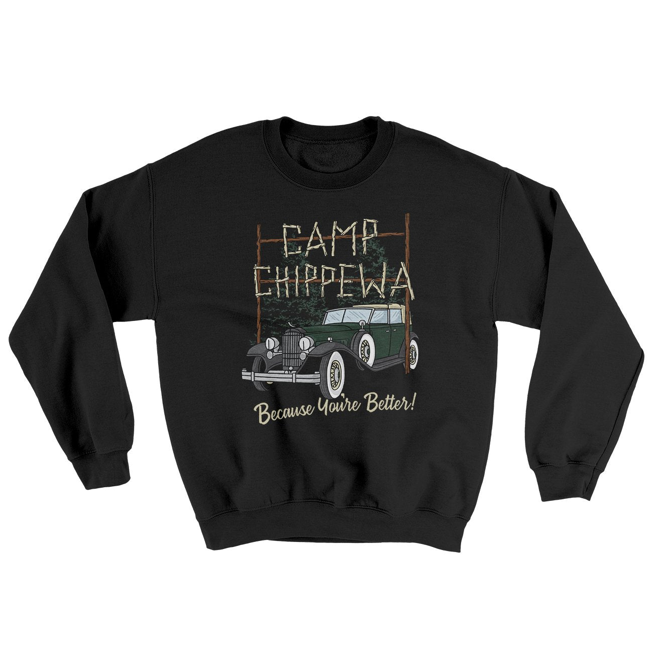 Camp Chippewa Ugly Sweater | Funny Shirt from Famous In Real Life