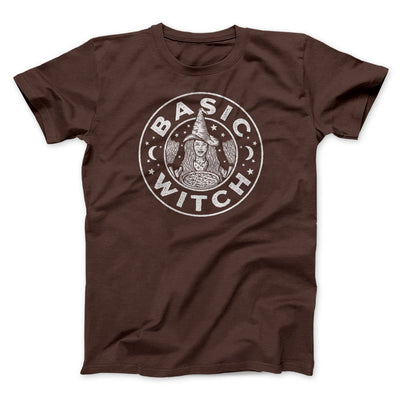 Basic Witch Men/Unisex T-Shirt Brown | Funny Shirt from Famous In Real Life