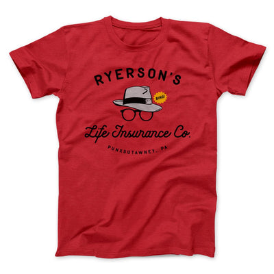 Ryerson's Life Insurance Funny Movie Men/Unisex T-Shirt Red | Funny Shirt from Famous In Real Life