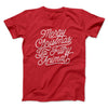 Merry Christmas Ya Filthy Animal Men/Unisex T-Shirt Red | Funny Shirt from Famous In Real Life