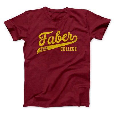 Faber College Funny Movie Men/Unisex T-Shirt Cardinal | Funny Shirt from Famous In Real Life