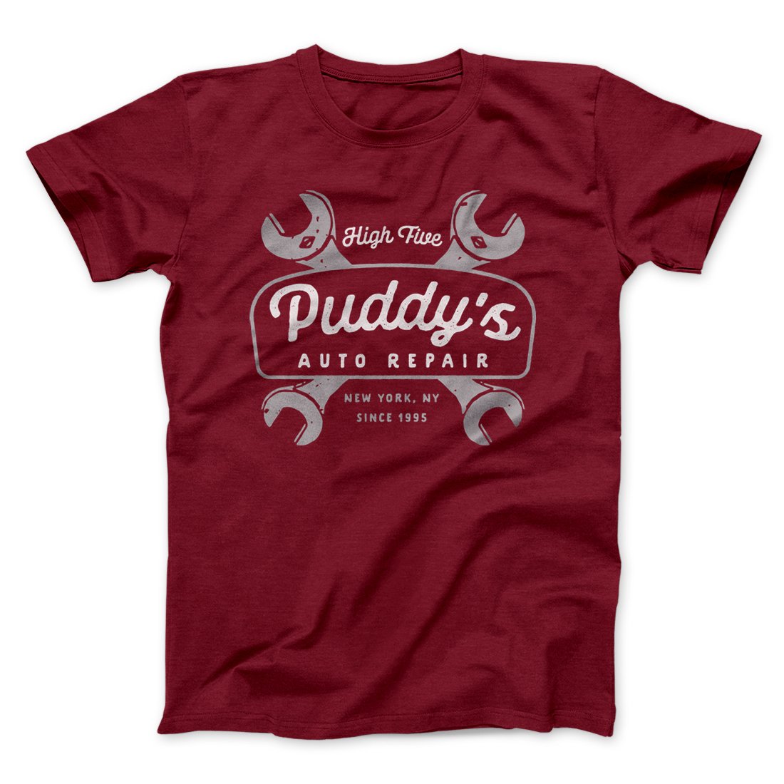 Puddy's Auto Repair Men/Unisex T-Shirt | Funny Shirt from Famous In Real Life