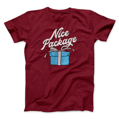 Nice Package Men/Unisex T-Shirt Cardinal | Funny Shirt from Famous In Real Life