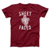 Sheet Faced Men/Unisex T-Shirt Cardinal | Funny Shirt from Famous In Real Life