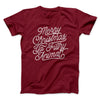 Merry Christmas Ya Filthy Animal Men/Unisex T-Shirt Cardinal | Funny Shirt from Famous In Real Life