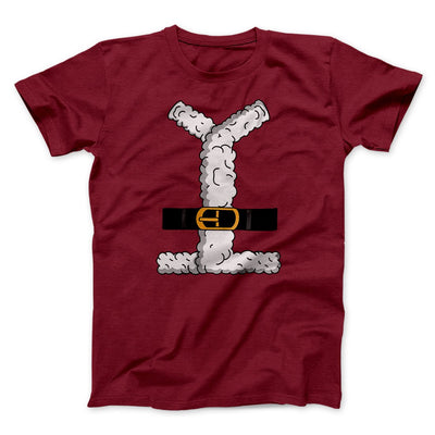 Santa Suit Men/Unisex T-Shirt Cardinal | Funny Shirt from Famous In Real Life
