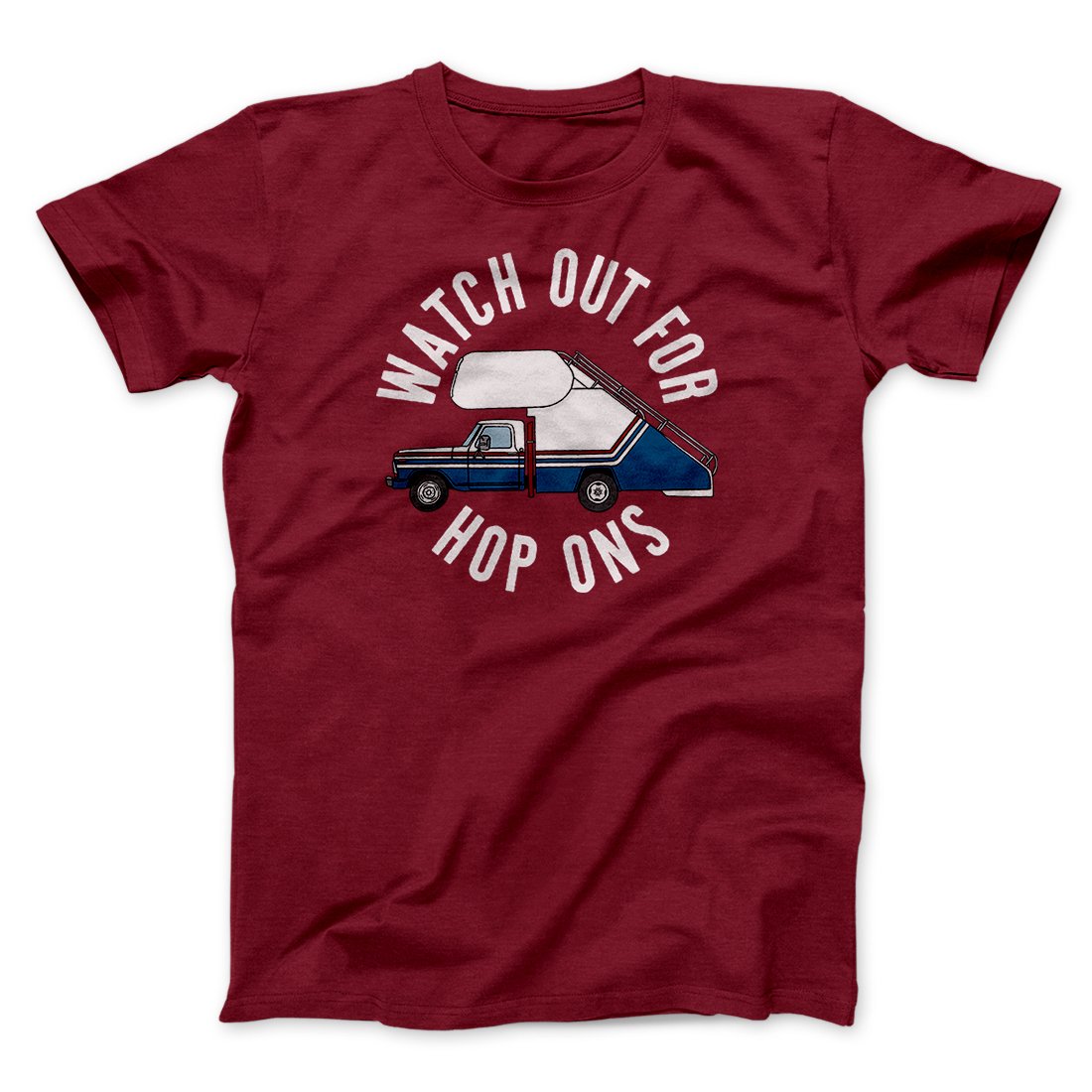 Watch Out For Hop-Ons Men/Unisex T-Shirt | Funny Shirt from Famous In Real Life