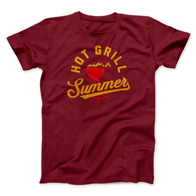 Hot Grill Summer Men/Unisex T-Shirt Cardinal | Funny Shirt from Famous In Real Life
