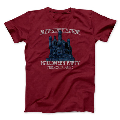 Whipstaff Manor Halloween Party Funny Movie Men/Unisex T-Shirt Cardinal | Funny Shirt from Famous In Real Life
