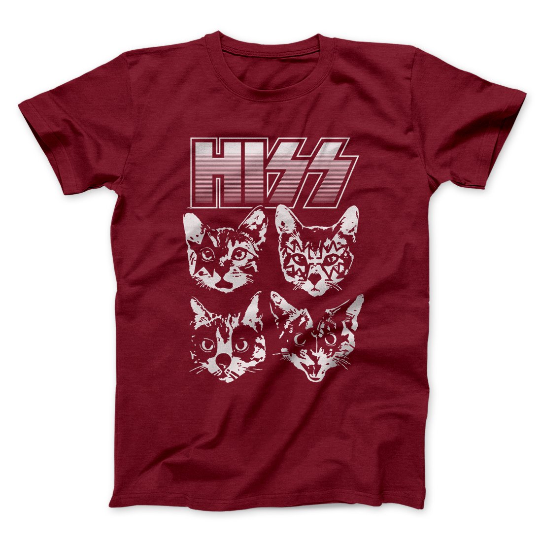 Hiss Men/Unisex T-Shirt Cardinal | Funny Shirt from Famous In Real Life