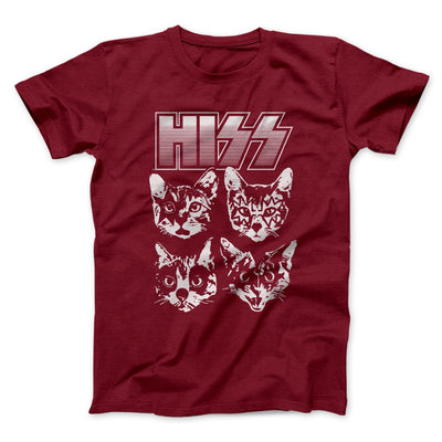 Hiss Men/Unisex T-Shirt Cardinal | Funny Shirt from Famous In Real Life