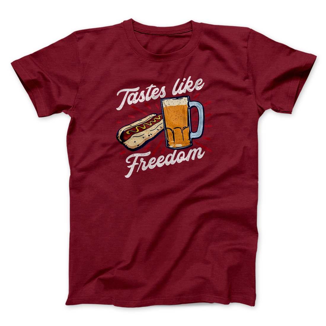 Tastes Like Freedom Men/Unisex T-Shirt | Funny Shirt from Famous In Real Life