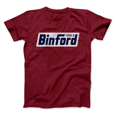 Binford Tools Men/Unisex T-Shirt Cardinal | Funny Shirt from Famous In Real Life