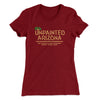 Unpainted Arizona Women's T-Shirt Maroon | Funny Shirt from Famous In Real Life