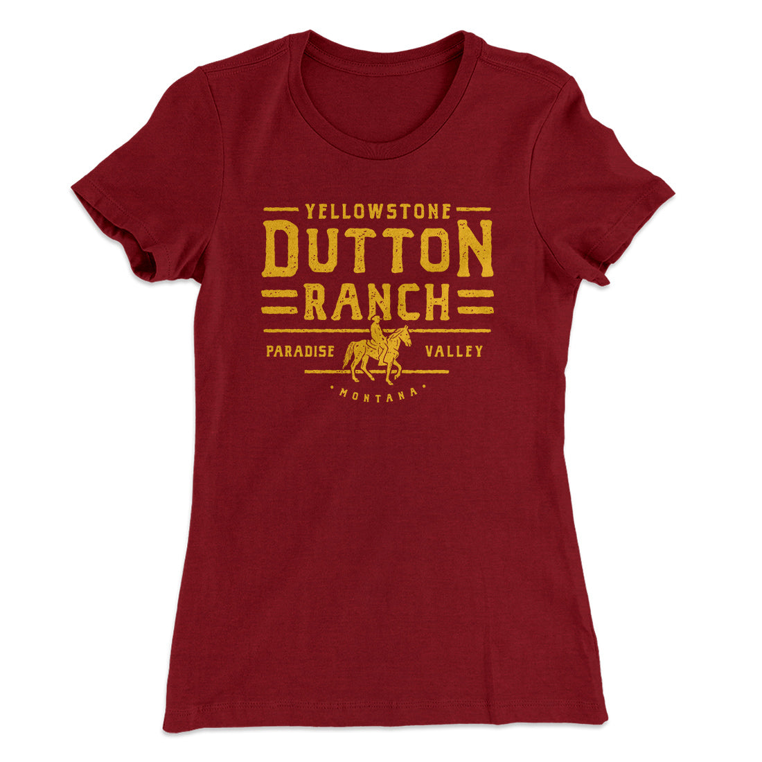 Yellowstone Dutton Ranch Women's T-Shirt | Funny Shirt from Famous In Real Life