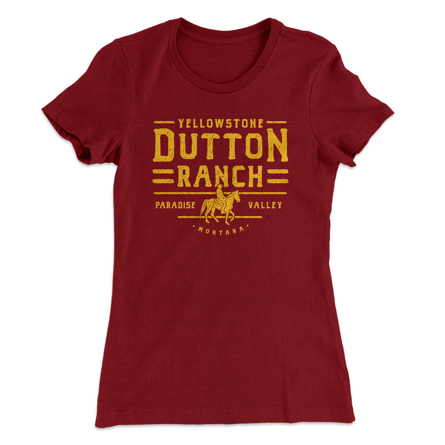 Yellowstone Dutton Ranch Women's T-Shirt | Funny Shirt from Famous In Real Life