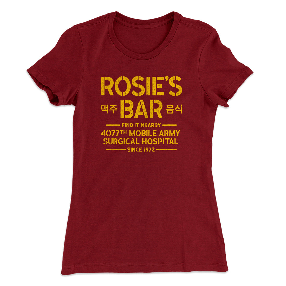 Rosie's Bar Women's T-Shirt | Funny Shirt from Famous In Real Life