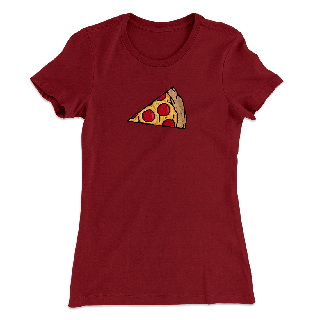 Pizza Slice Couple's Shirt Women's T-Shirt | Funny Shirt from Famous In Real Life