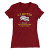J.J. Gittes Investigation Women's T-Shirt Maroon | Funny Shirt from Famous In Real Life