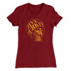 Jive Turkey Funny Thanksgiving Women's T-Shirt Maroon | Funny Shirt from Famous In Real Life
