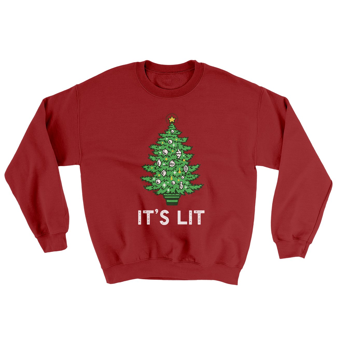 It's Lit Men/Unisex Ugly Sweater | Funny Shirt from Famous In Real Life