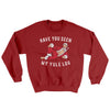 Have You Seen My Yule Log? Ugly Sweater Cardinal Red | Funny Shirt from Famous In Real Life