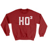Ho Cubed Men/Unisex Ugly Sweater Cardinal Red | Funny Shirt from Famous In Real Life