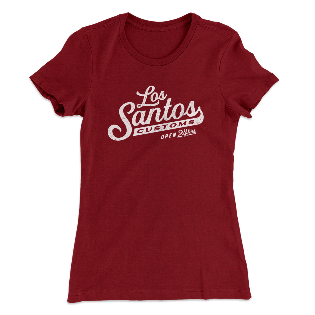 Los Santos Customs Women's T-Shirt | Funny Shirt from Famous In Real Life