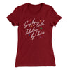 Gay By Birth Fabulous By Choice Women's T-Shirt Maroon | Funny Shirt from Famous In Real Life